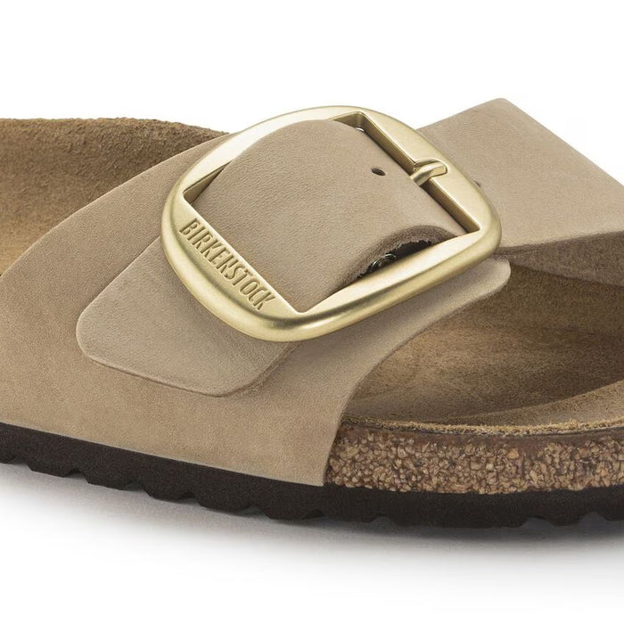 Birkenstock Madrid Big Buckle Nubuck Sandcastle