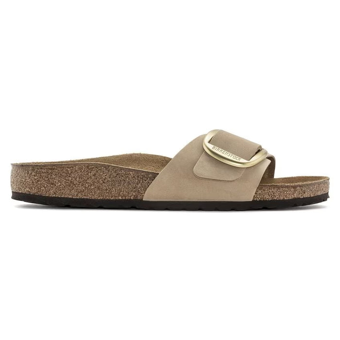 Birkenstock Madrid Big Buckle Nubuck Sandcastle