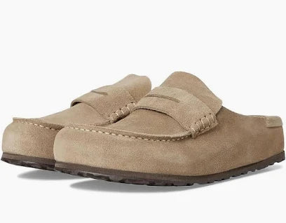 Birkenstock Naples Wrapped Taupe Loafer – women's loafer