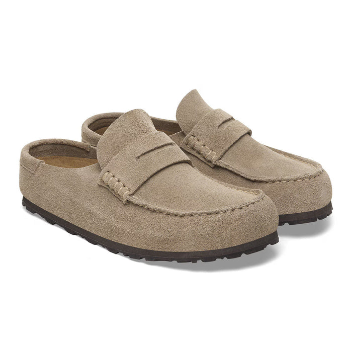 Birkenstock Naples Wrapped Taupe Loafer – women's loafer