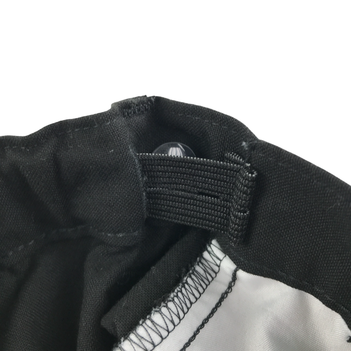 Black boys adjustable waist school shorts