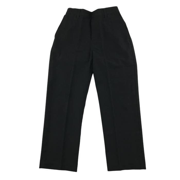 Black boys elasticated waist school trousers