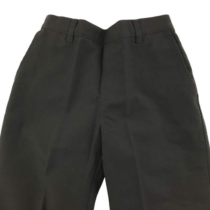 Black boys elasticated waist school trousers