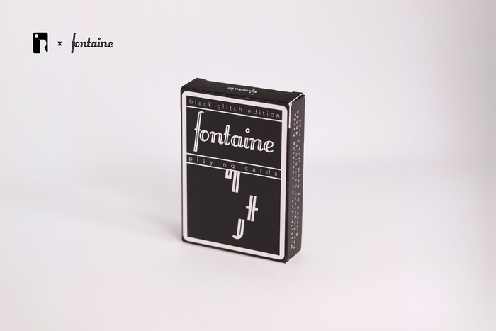 Black Glitch Playing Cards - Room One X Fontaine ACC 2025