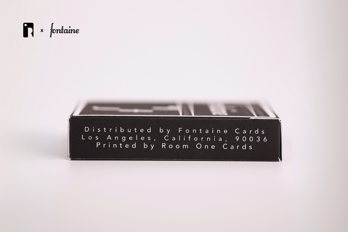 Black Glitch Playing Cards - Room One X Fontaine ACC 2025