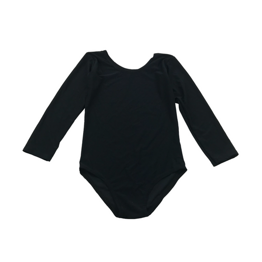 Black Plain Leotard