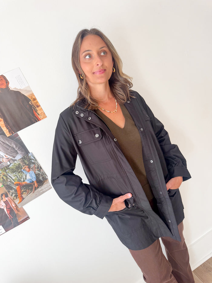 Liverpool Black Utility Jacket – women's jacket