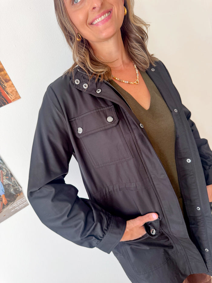 Liverpool Black Utility Jacket – women's jacket