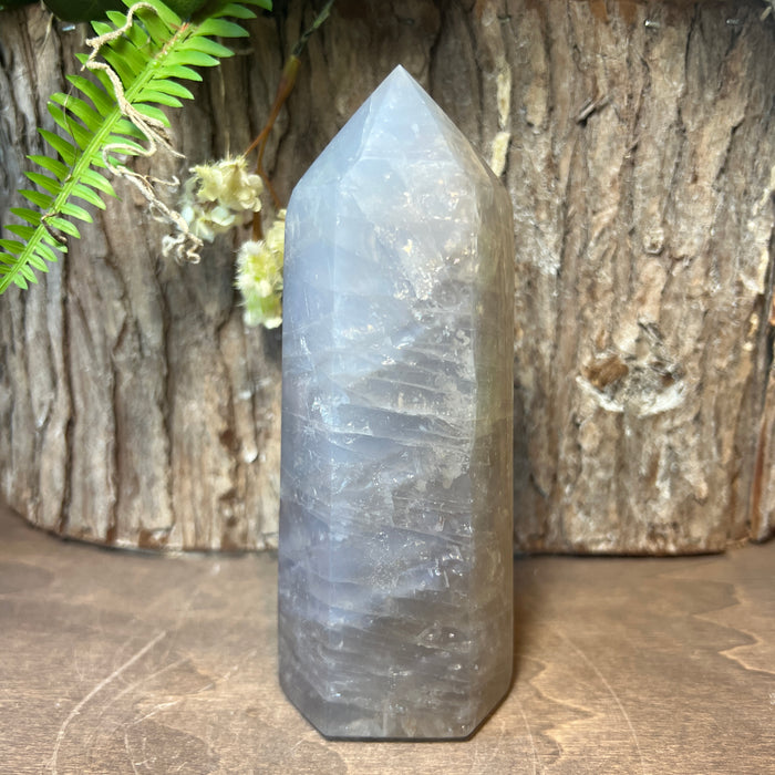 Blue Rose Quartz Tower