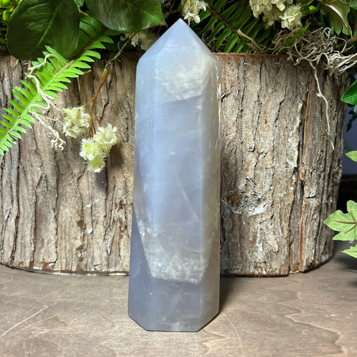 Blue Rose Quartz Tower
