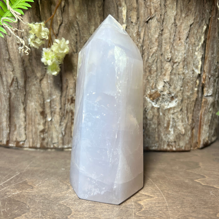 Blue Rose Quartz Tower