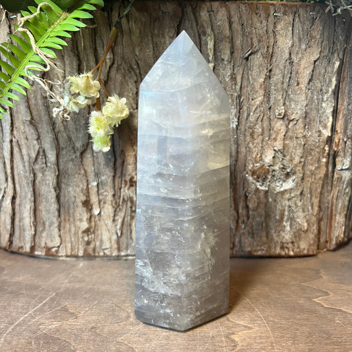 Blue Rose Quartz Tower