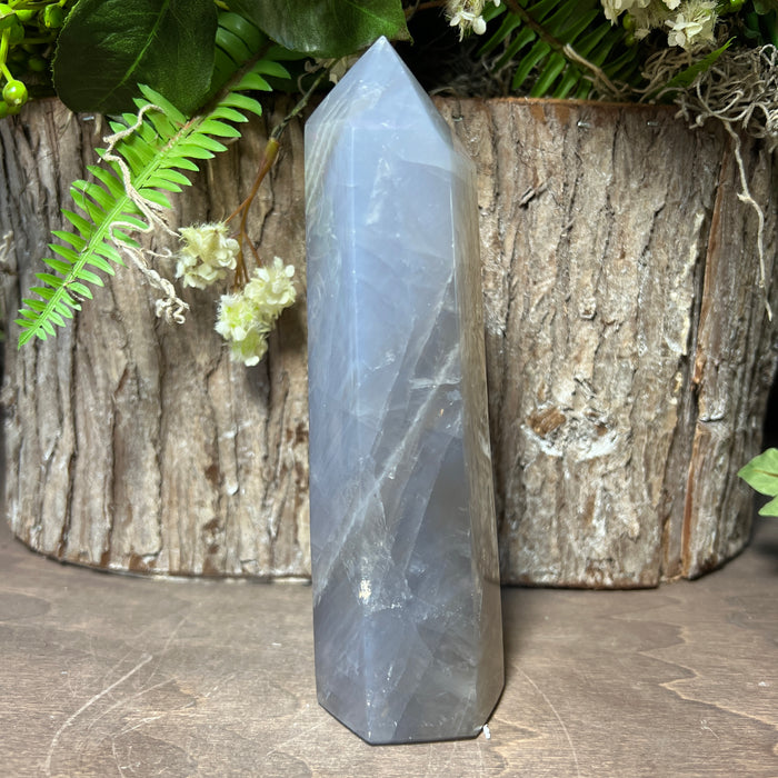 Blue Rose Quartz Tower