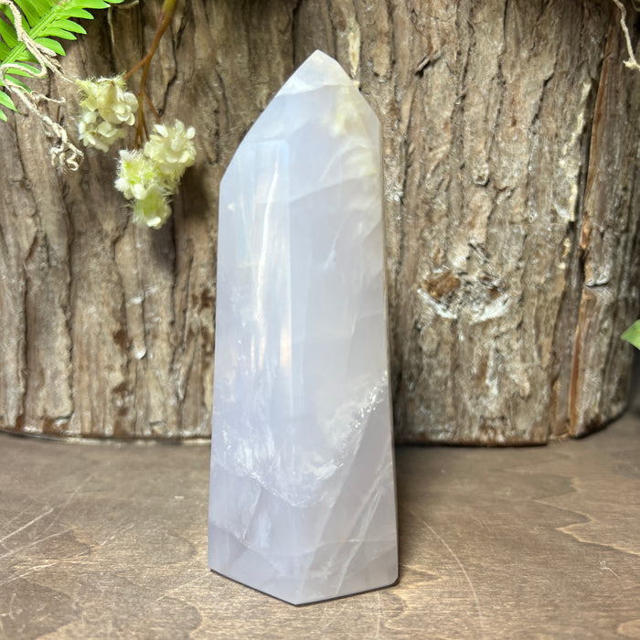 Blue Rose Quartz Tower