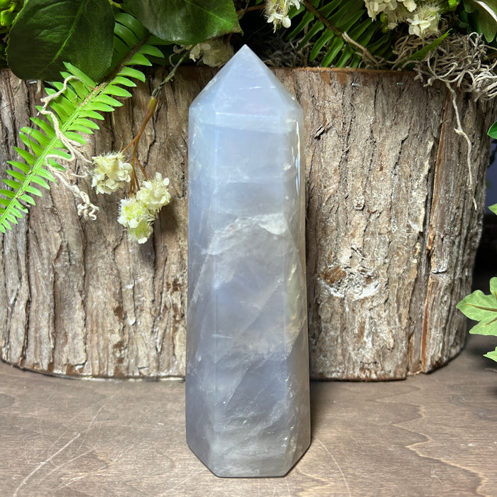 Blue Rose Quartz Tower
