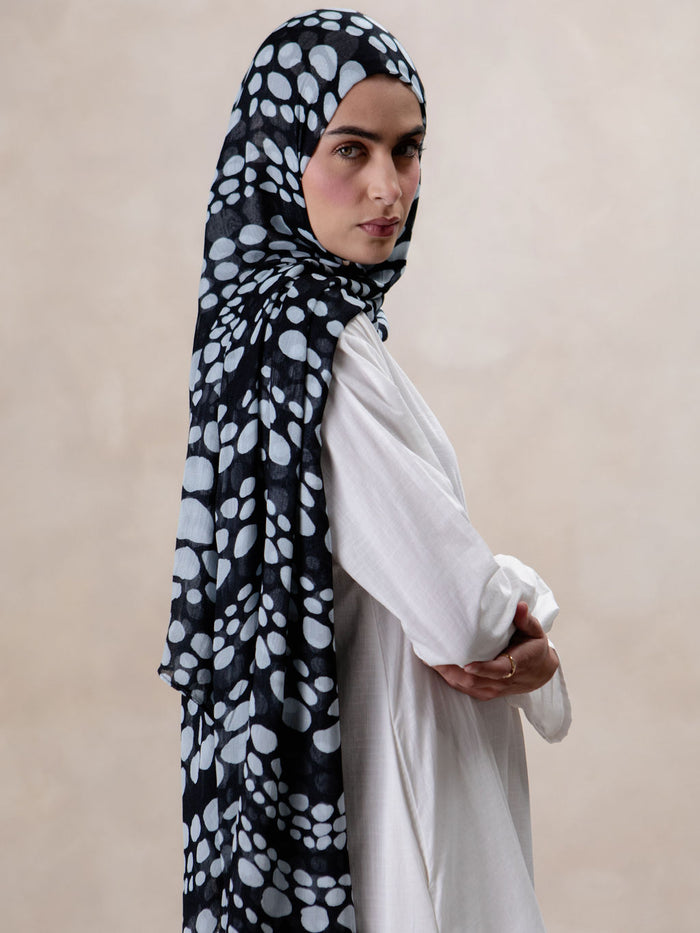Blue Stone Premium Modal Hijab