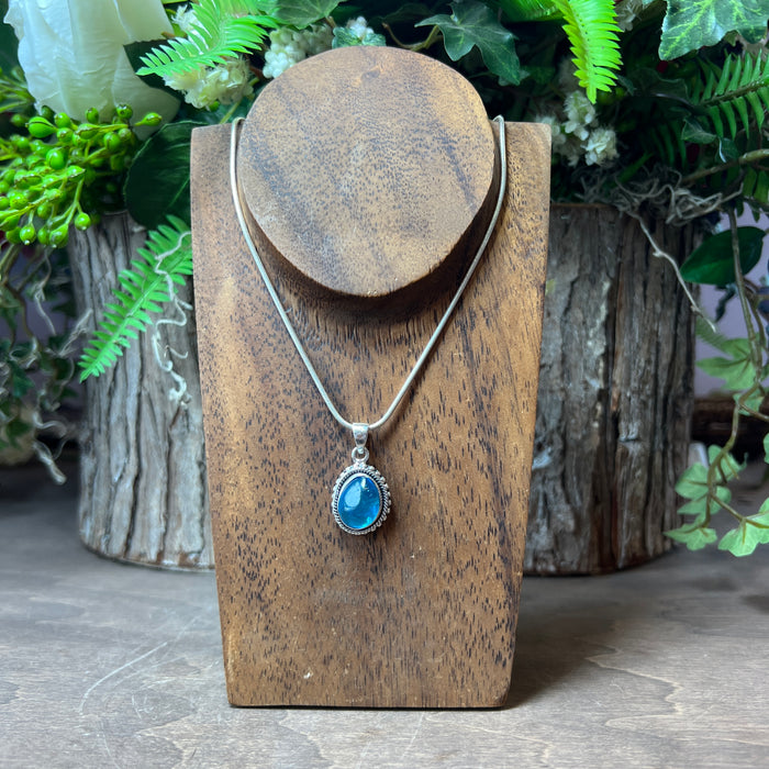 Blue Topaz Pendant