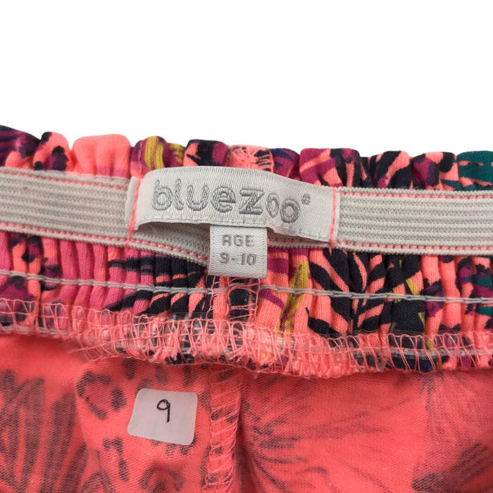 Bluezoo 9 years pink floral and leopard print shorts