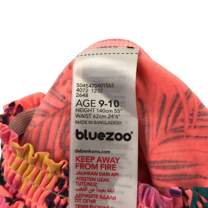 Bluezoo 9 years pink floral and leopard print shorts