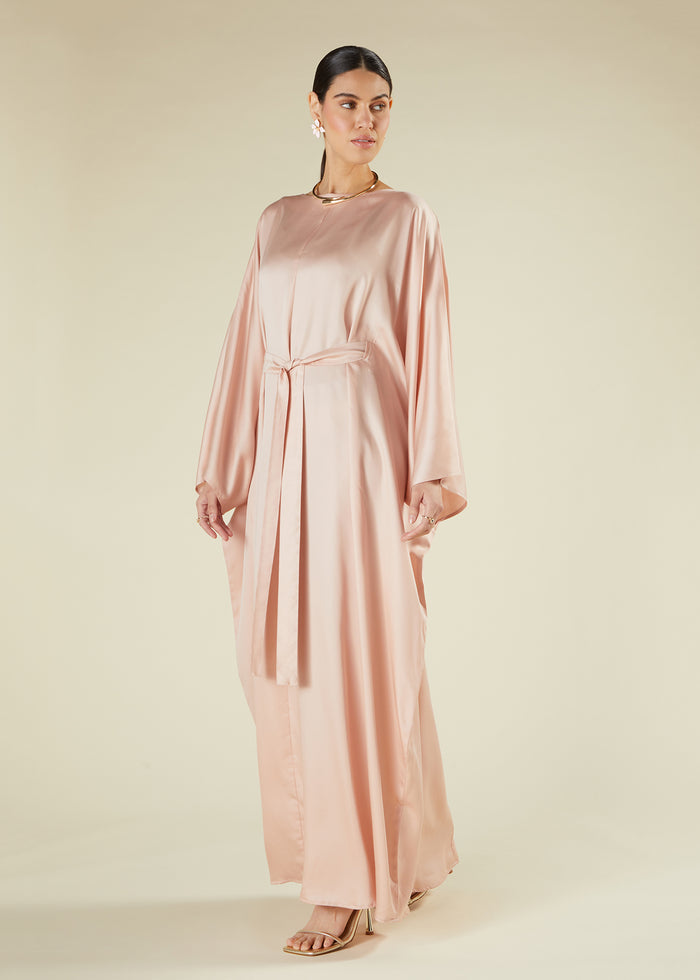 Blush Sateen Kaftan
