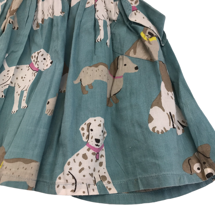 Boden 5-6 years blue dogs skirt