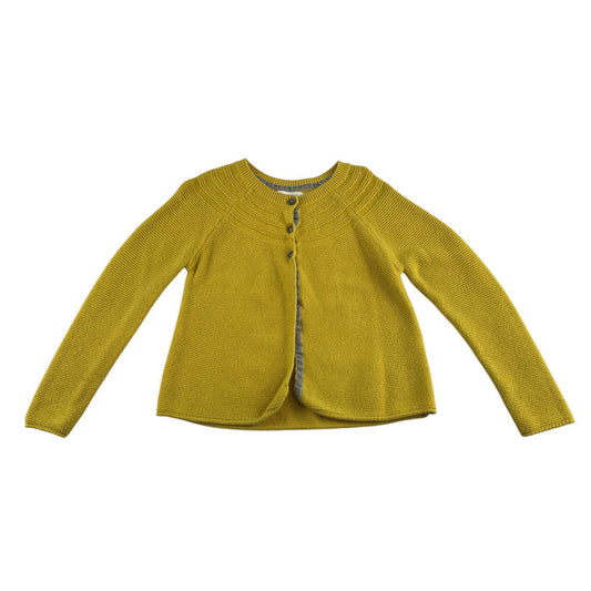 Boden  5-6 years yellow cardigan