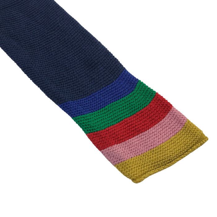 Boden 9-10 years navy cropped cotton and cashmere cardigan