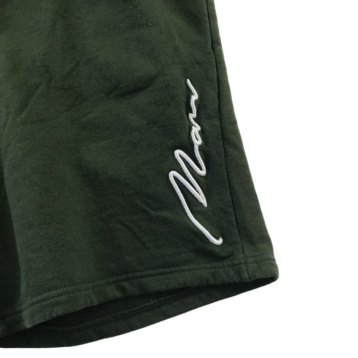 Boohoo men's M khaki green jersey shorts