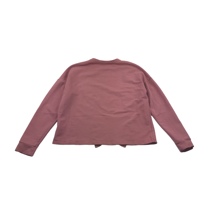 Boohoo women's 6 pink frilled sweater