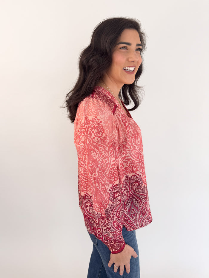 Brandi V-Neck Blouse