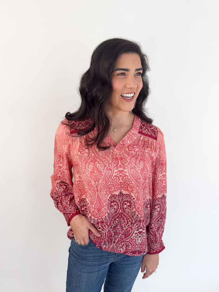 Brandi V-Neck Blouse