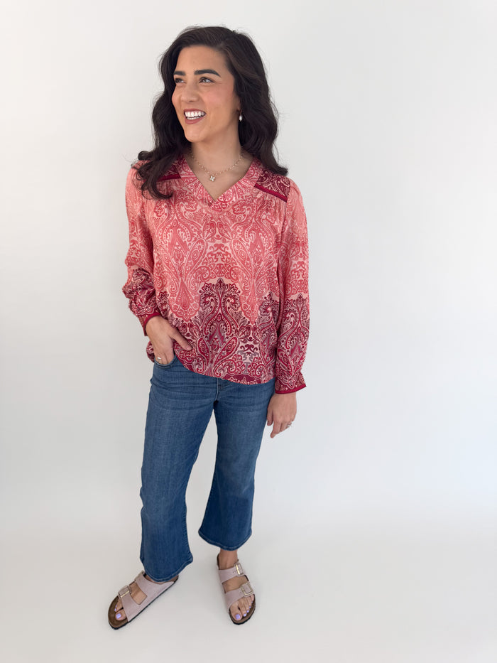 Brandi V-Neck Blouse