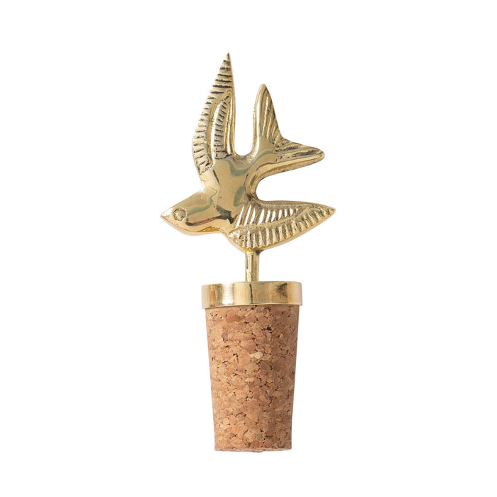 Brass Wine Bottle Stopper