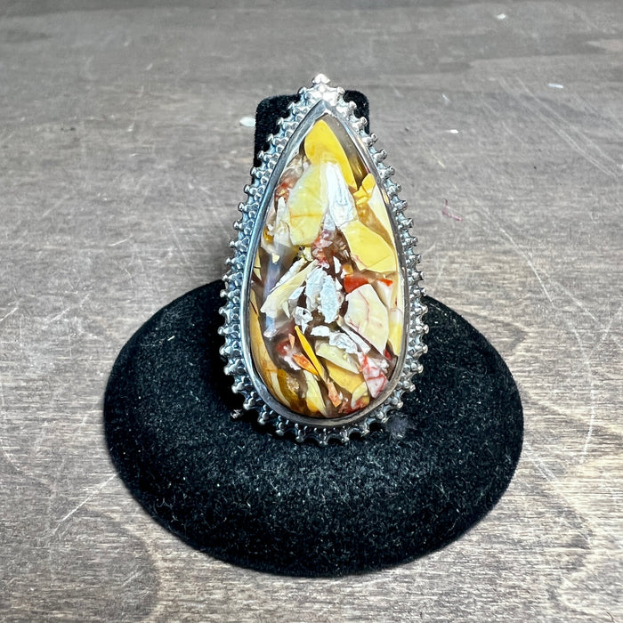 Brecciated Mookaite Ring