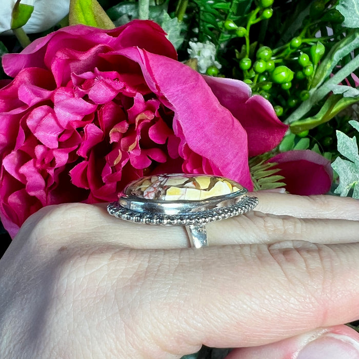 Brecciated Mookaite Ring