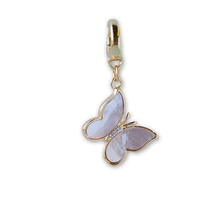 Butterfly Mother of Pearl Charm