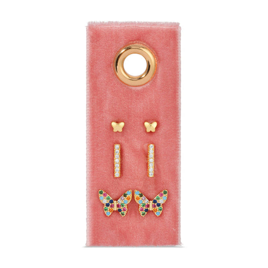 Butterfly Stud Gift Set