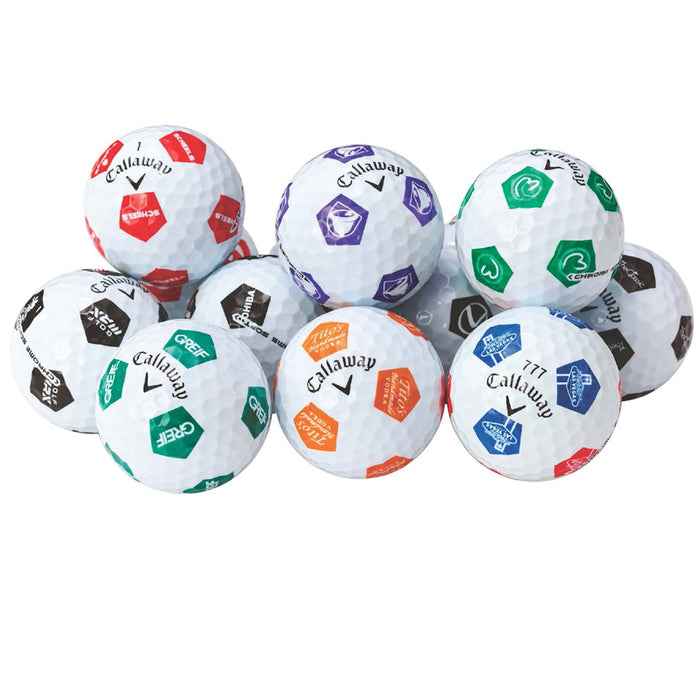 Callaway Chrome Soft Truvis Two Color Golf Balls