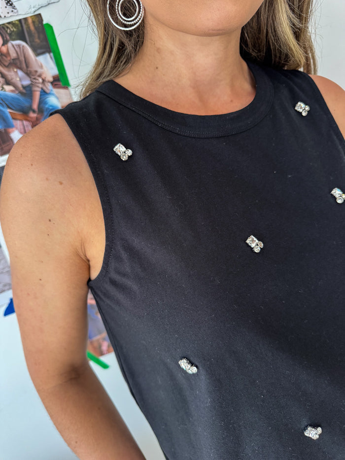 Campari Embellished Tank