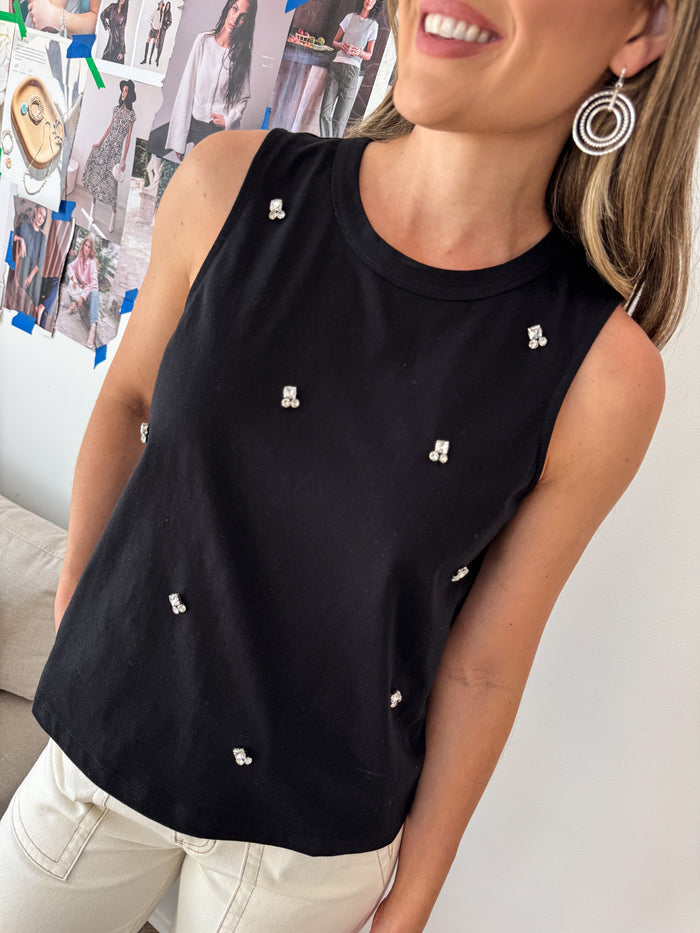 Campari Embellished Tank