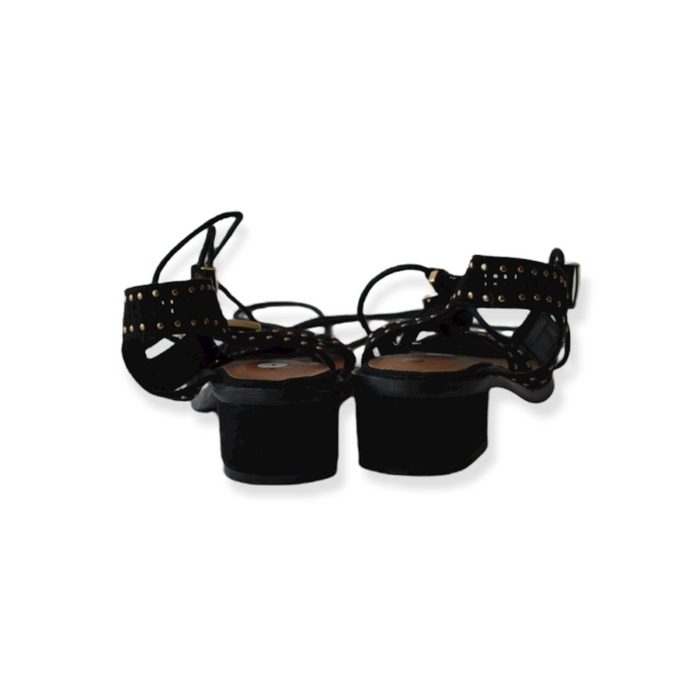 Candy Couture size UK 1 black kitten heels sandals