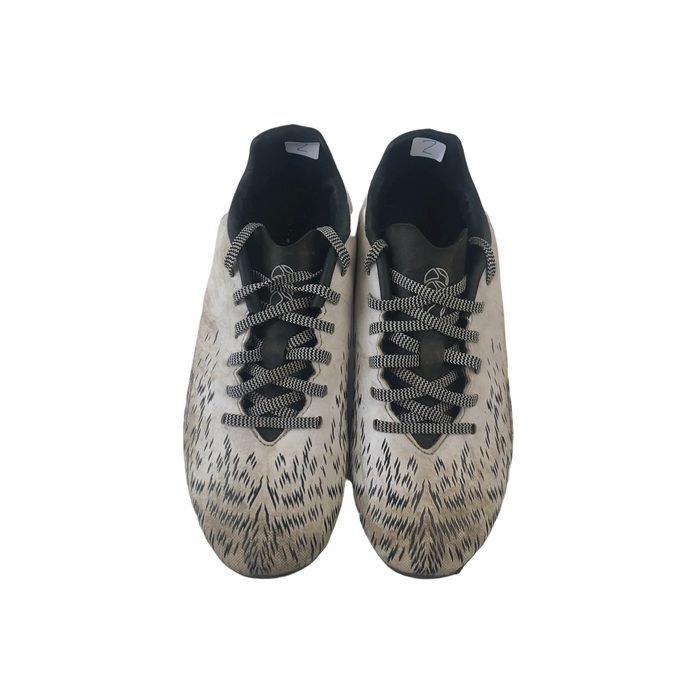 Canterbury size UK 2 white and black rugby boots