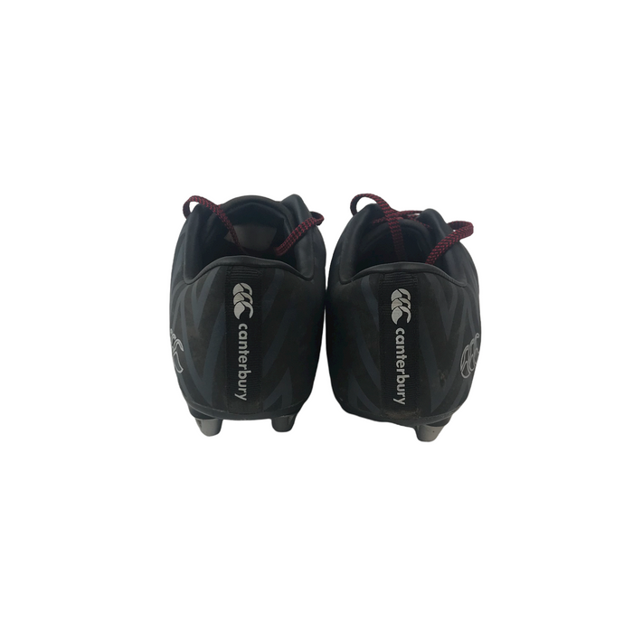 Canterbury soze UK 3 black grey and red rugby boots