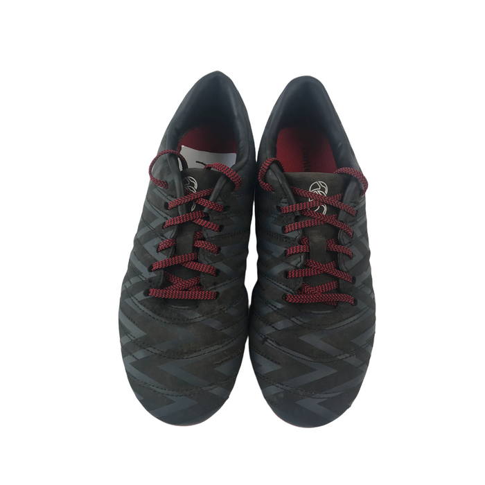Canterbury soze UK 3 black grey and red rugby boots