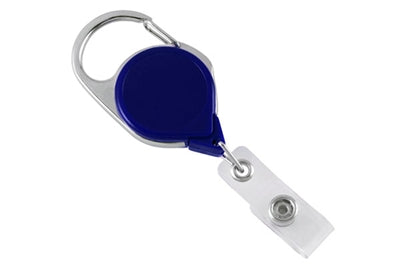 Carabiner Badge Reel with Slide Clip and Strap, Qty = 25