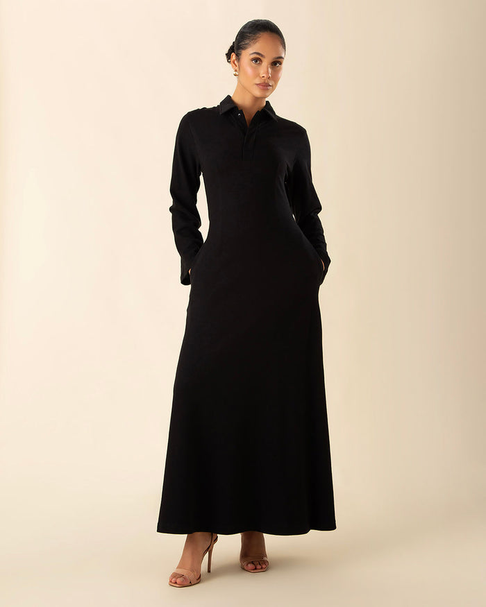 Castello Dress Black