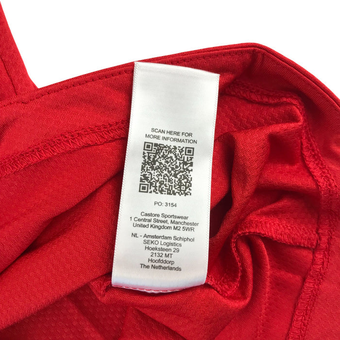 Castore 9-10 years red white sports top