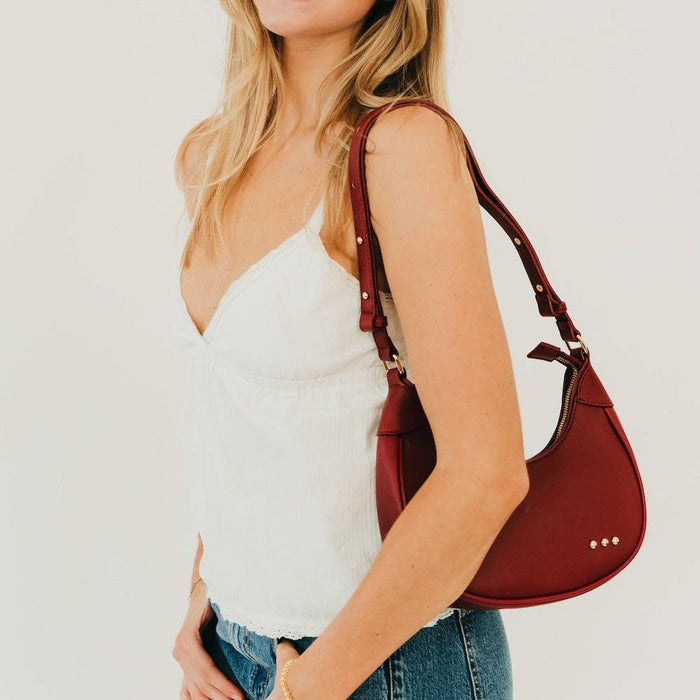 Pretty Simple Celeste Crescent Shoulder Bag – women's accessories - handbags