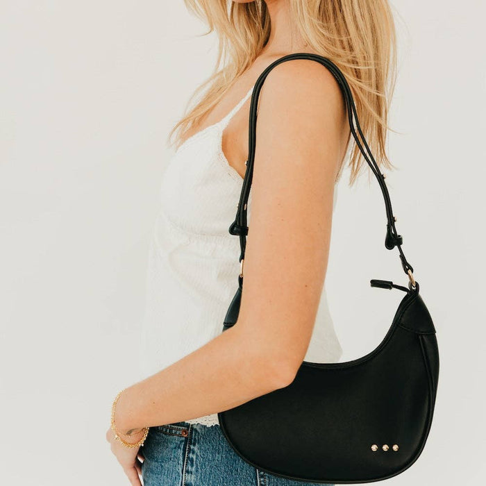 Pretty Simple Celeste Crescent Shoulder Bag – women's accessories - handbags