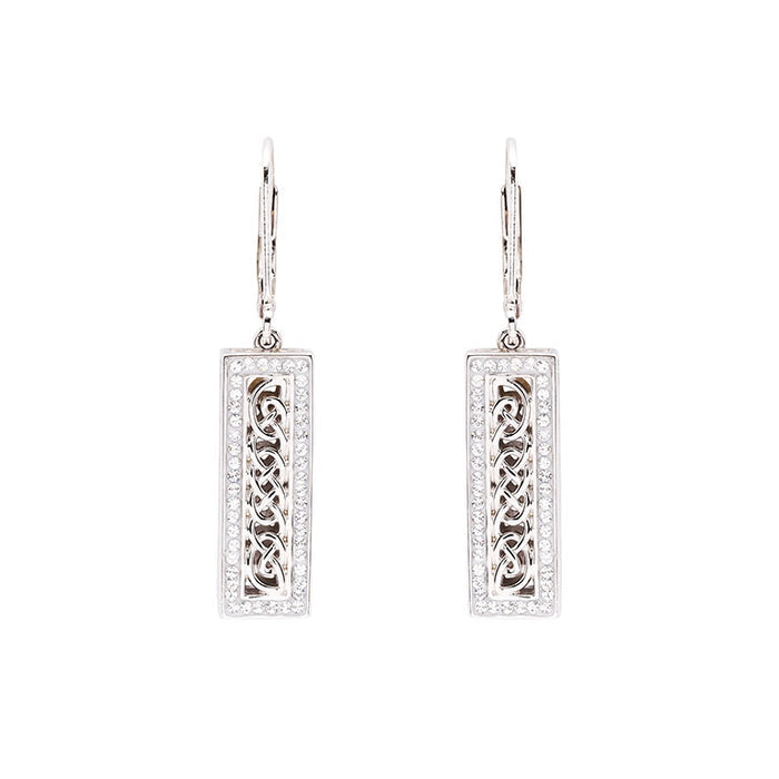 Celtic Ingot Sterling Silver Earrings